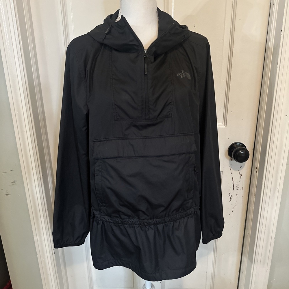 The North Face Fanorak fannypack Packable Windbreaker Jacket Black Women's Large